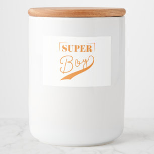 Étiquette Pour Bocaux Super Boy