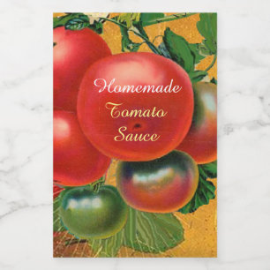 ÉTIQUETTE POUR BOCAUX TOMATOES CHATOUILLERS CANNINGS SAUCE TOMATO