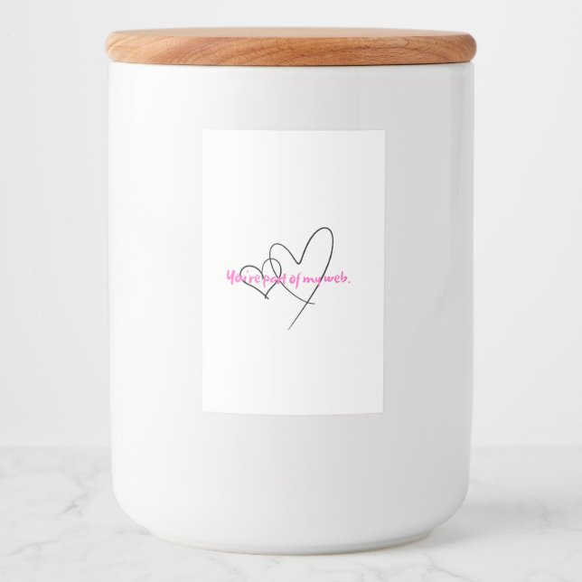 Étiquette Pour Bocaux Web Within – Art of Hidden Strength (Devant)