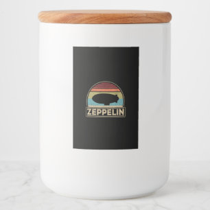 Étiquette Pour Bocaux Zeppelin Vintage Rétro Zeppelin Chemise Dirigible