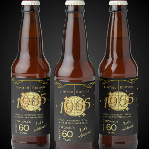 ÉTIQUETTE POUR BOUTEILLES DE BIÈRE