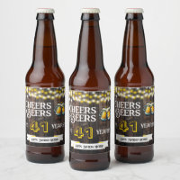 À la santé et bières pour 41 ans de Rustic Birthda