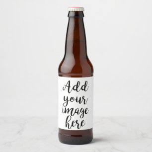 Étiquette Pour Bouteilles De Bière Ajouter sa propre image Bouteille de bière personn