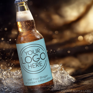 Étiquette Pour Bouteilles De Bière Ajouter Votre Logo Entreprise Moderne Minimaliste