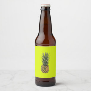 Étiquette Pour Bouteilles De Bière Ananas doux