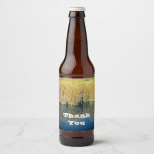 Étiquette Pour Bouteilles De Bière Appréciation de la réflexion sur l'eau gazeuse du
