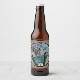 Étiquette Pour Bouteilles De Bière Badass Game Changer (nom et style)