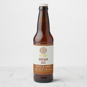 Étiquette Pour Bouteilles De Bière Bière étiquette pour bouteille d'Ale Brown