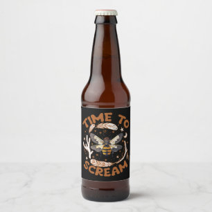 Étiquette Pour Bouteilles De Bière C'est L'heure De Crier Amoureux Des Cigales Entomo
