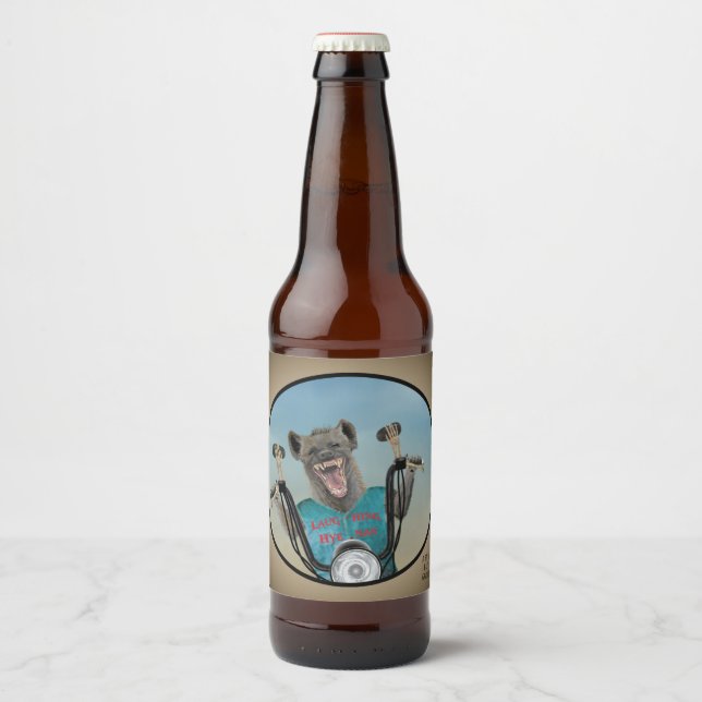 Étiquette Pour Bouteilles De Bière Changer de jeu de Badass (vide) (Devant)