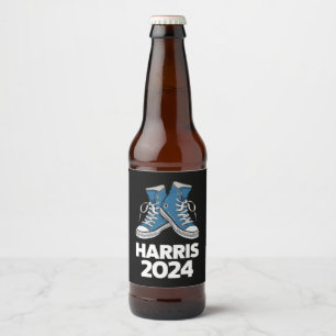 Étiquette Pour Bouteilles De Bière Chaussure de vote pour la présidente Kamala HARRIS