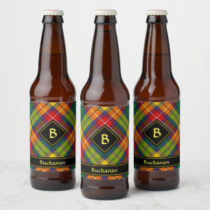 Étiquette Pour Bouteilles De Bière Clan Buchanan Tartan