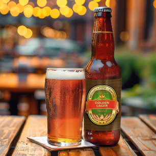 Étiquette Pour Bouteilles De Bière Clientèle Vintage Maison Brasserie Artisanale Déta