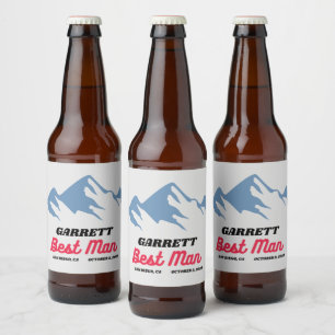 Étiquette Pour Bouteilles De Bière COORS Groomsman Best Man Proposition Personnalisée