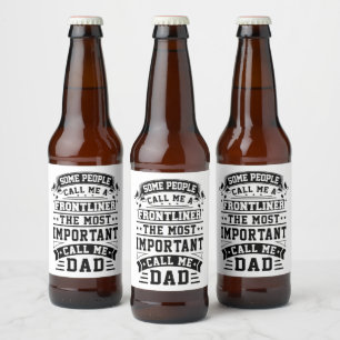 Étiquette Pour Bouteilles De Bière COVID 19 Cadeau Frontliner Que Certaines Personnes