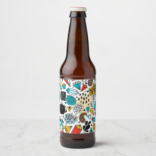 Étiquette Pour Bouteilles De Bière Crazy head