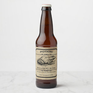 Étiquette Pour Bouteilles De Bière Étiquette de bière d'apothicaire de boue de