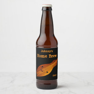 Étiquette Pour Bouteilles De Bière Étiquette de bière Dulcimer Music