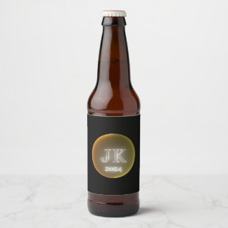 Étiquette Pour Bouteilles De Bière Étiquette de bouteille de bière orange