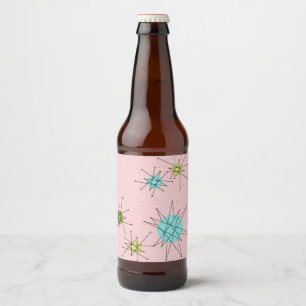 Étiquette Pour Bouteilles De Bière Étiquette de bouteille de bière rose Iconique