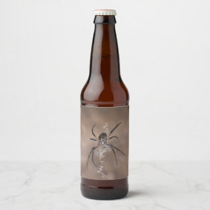 Étiquette Pour Bouteilles De Bière Étiquette de bouteilles Spider
