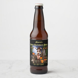 Étiquette Pour Bouteilles De Bière Étiquette mignon de bouteille à bière de fille