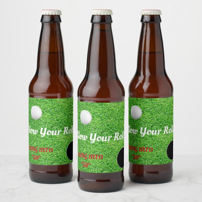 Étiquette Pour Bouteilles De Bière Fête de l'amoureux du golf (Bouteilles)