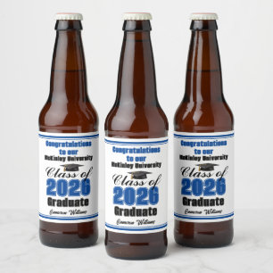 Étiquette Pour Bouteilles De Bière Fête de remise des diplômes de la promotion 2026 e