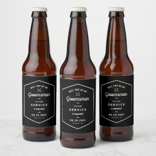 Étiquette Pour Bouteilles De Bière Flèches vers la proposition du groupe