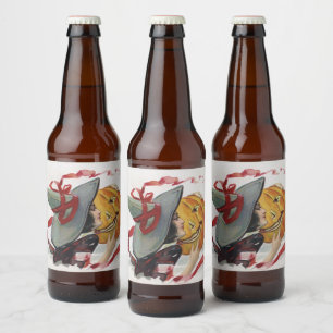 Étiquette Pour Bouteilles De Bière Halloween Baiser de sorcière : Citrouille magique