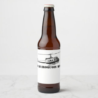 Étiquette Pour Bouteilles De Bière Hélicoptère Iroquois UH-1H