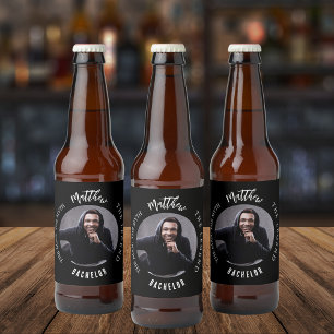 Étiquette Pour Bouteilles De Bière Homme mythe légende photo enterrement de vie de ga