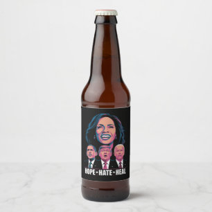 Étiquette Pour Bouteilles De Bière Hope Hate Heal Rise Kamala 2024