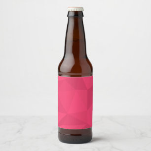 Étiquette Pour Bouteilles De Bière Illustration triangle rose, cool, unique, tendance