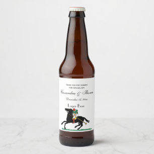 Étiquette Pour Bouteilles De Bière Joueur Polo vintage sur Pony