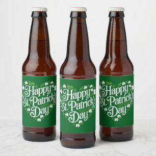 Étiquette Pour Bouteilles De Bière Joyeuse Saint-Patrick