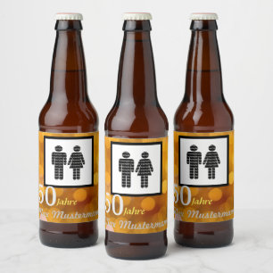 Étiquette Pour Bouteilles De Bière l'anniversaire personnalisé