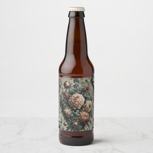 Étiquette Pour Bouteilles De Bière 🩸 Lazarus Weeps – Gothic Victorian (Devant)