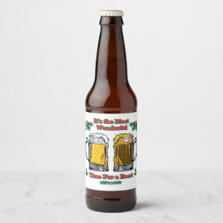 Étiquette Pour Bouteilles De Bière Le moment le plus merveilleux pour une bière
