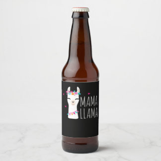 Étiquette Pour Bouteilles De Bière Llama Gift | Mama Llama