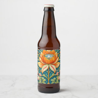 Étiquette Pour Bouteilles De Bière lotus