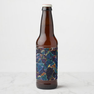 Étiquette Pour Bouteilles De Bière Marche à huile