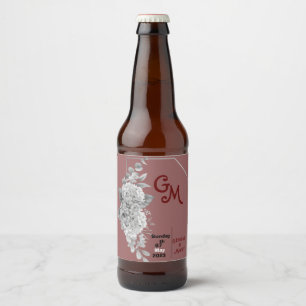 Étiquette Pour Bouteilles De Bière Mariage