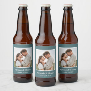 Étiquette Pour Bouteilles De Bière Mariage photo moderne
