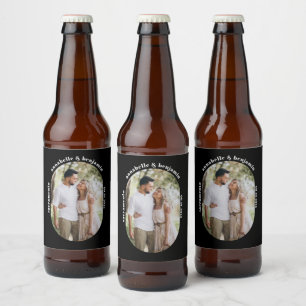 Étiquette Pour Bouteilles De Bière Mariage photo moderne