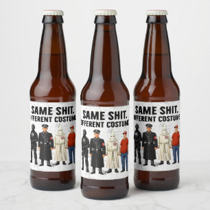 Étiquette Pour Bouteilles De Bière Même Costume Différent
