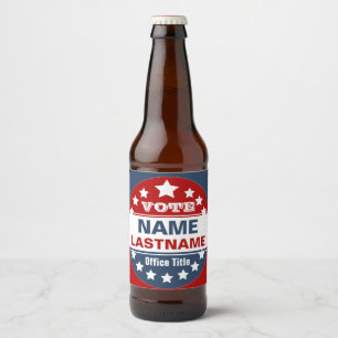 Étiquette Pour Bouteilles De Bière Modèle de campagne personnalisé