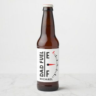 Étiquette Pour Bouteilles De Bière Papa Carburant Funny Fête des pères Anniversaire P