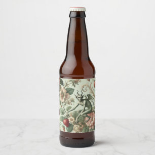 Étiquette Pour Bouteilles De Bière Péchés fraises - gothique baroque