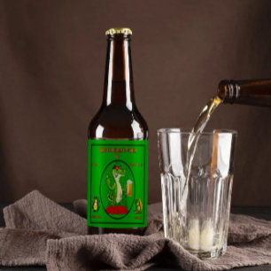 Étiquette Pour Bouteilles De Bière Personnaliser Funny Southern Gator Pêche Vent Surf